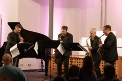 Hartmut Salzmann, Bernd Stich, Alban Hauser und Timur Isakov